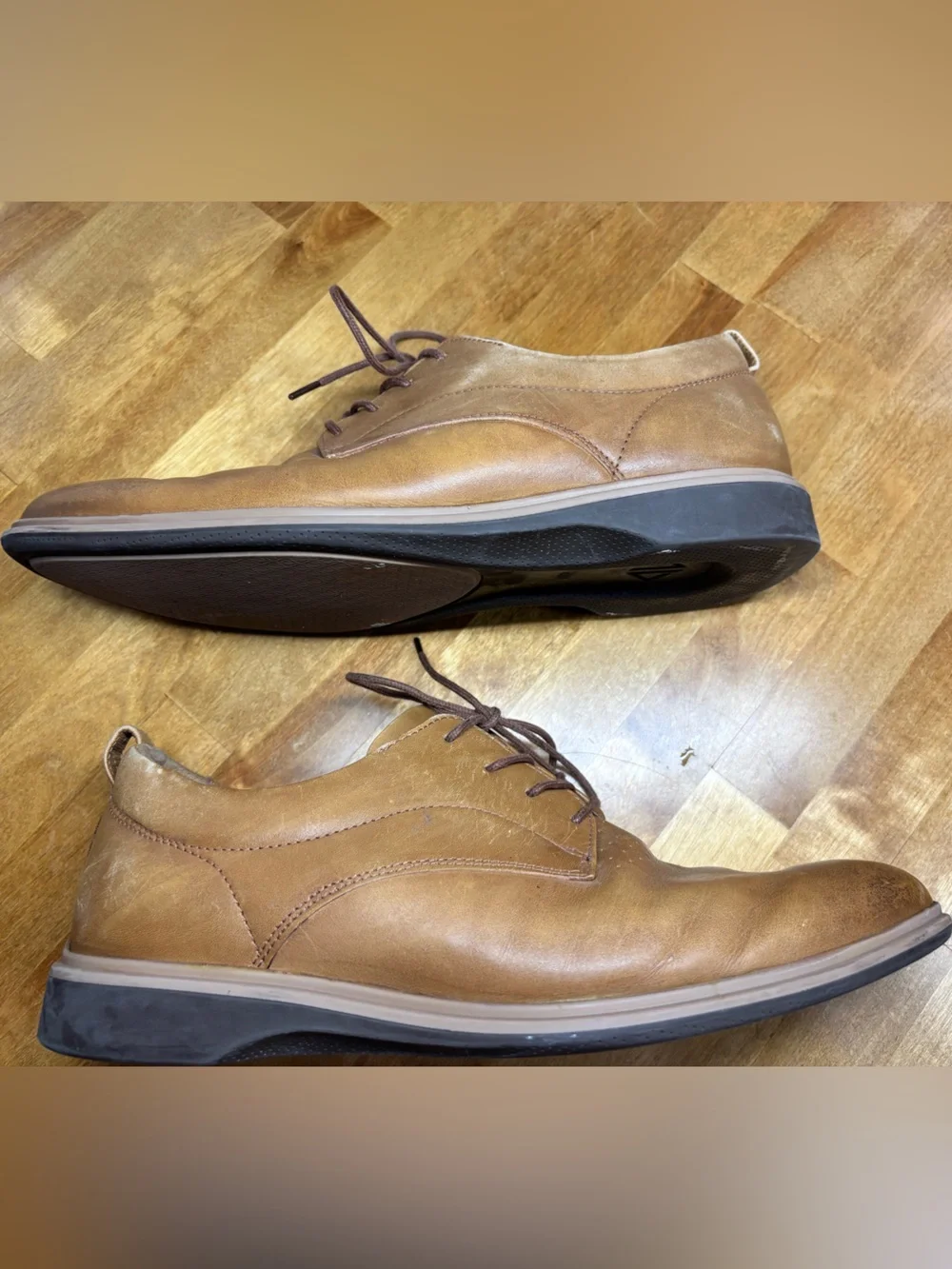 Amberjack The Original Leather Dress Shoes Mens Size 10